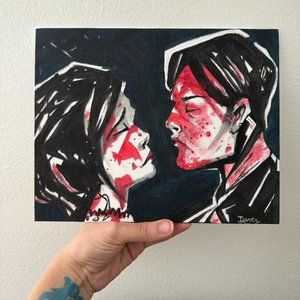Canvas painting hand made. Album cover My Chemical Romance